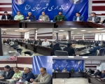 جلسه شورای پدافند غیرعامل شهرستان ازنا با حضور مدیرکل پدافند غیرعامل استانداری